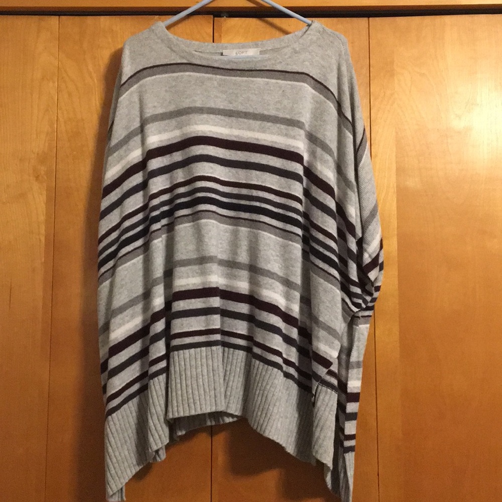 Loft oversized poncho